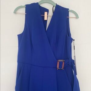 Royal Blue Sleeveless Calvin Klein jumpsuit
